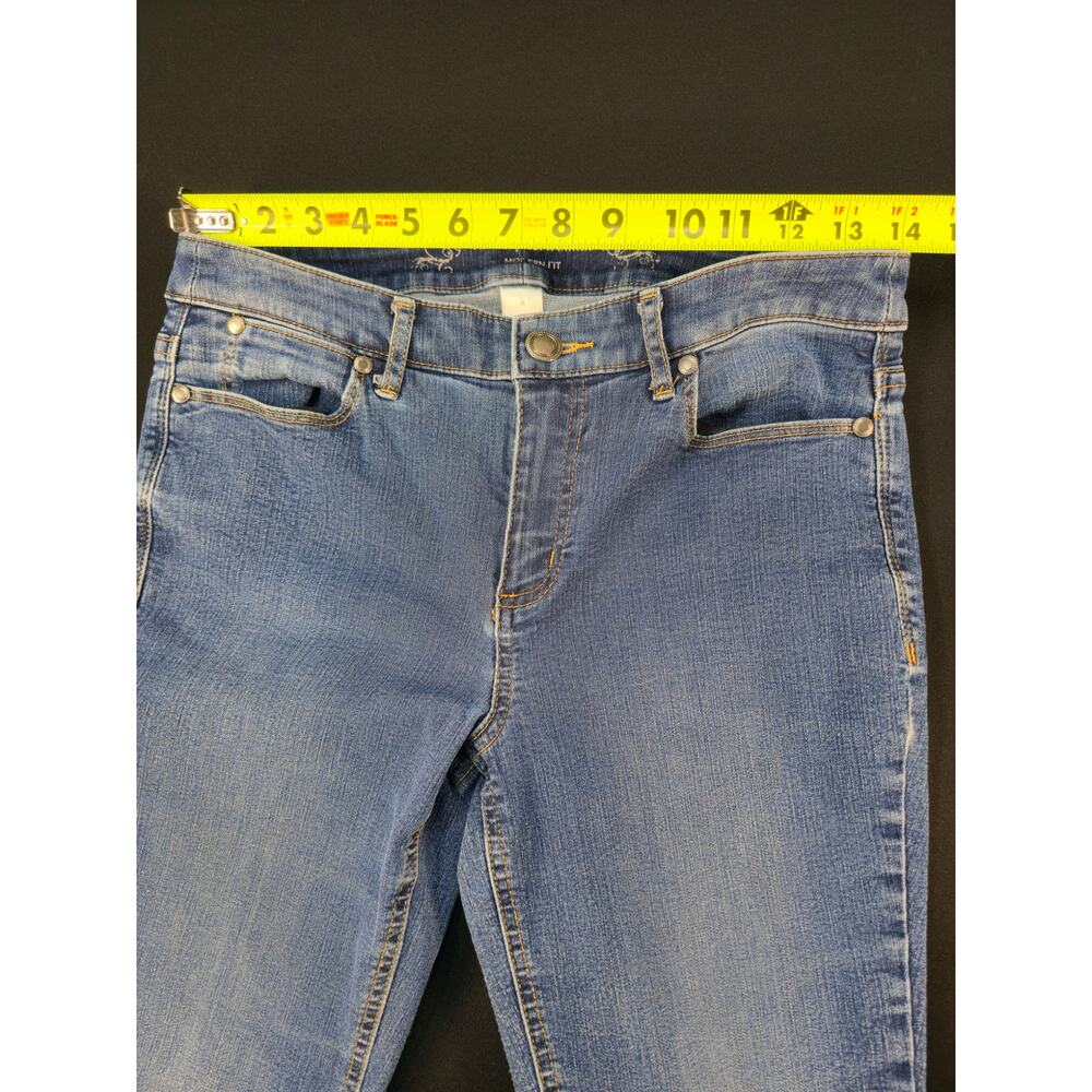Christopher & Banks Modern Fit Women's Blue Straight Leg Jeans Size 6 - Picture 3 of 10